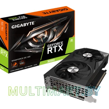Видеокарта Gigabyte GeForce RTX 3060 Windforce OC 12G rev. 2.0 (GV-N3060WF2OC-12GD 2.0) картинка 7